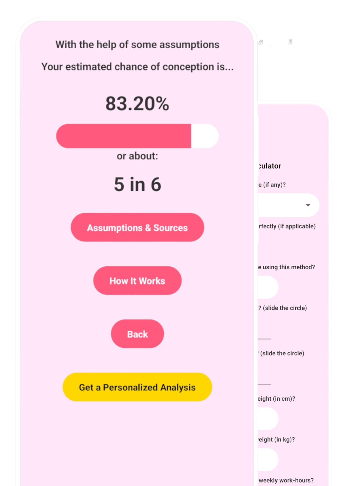 Pregnancy Chance Calculator